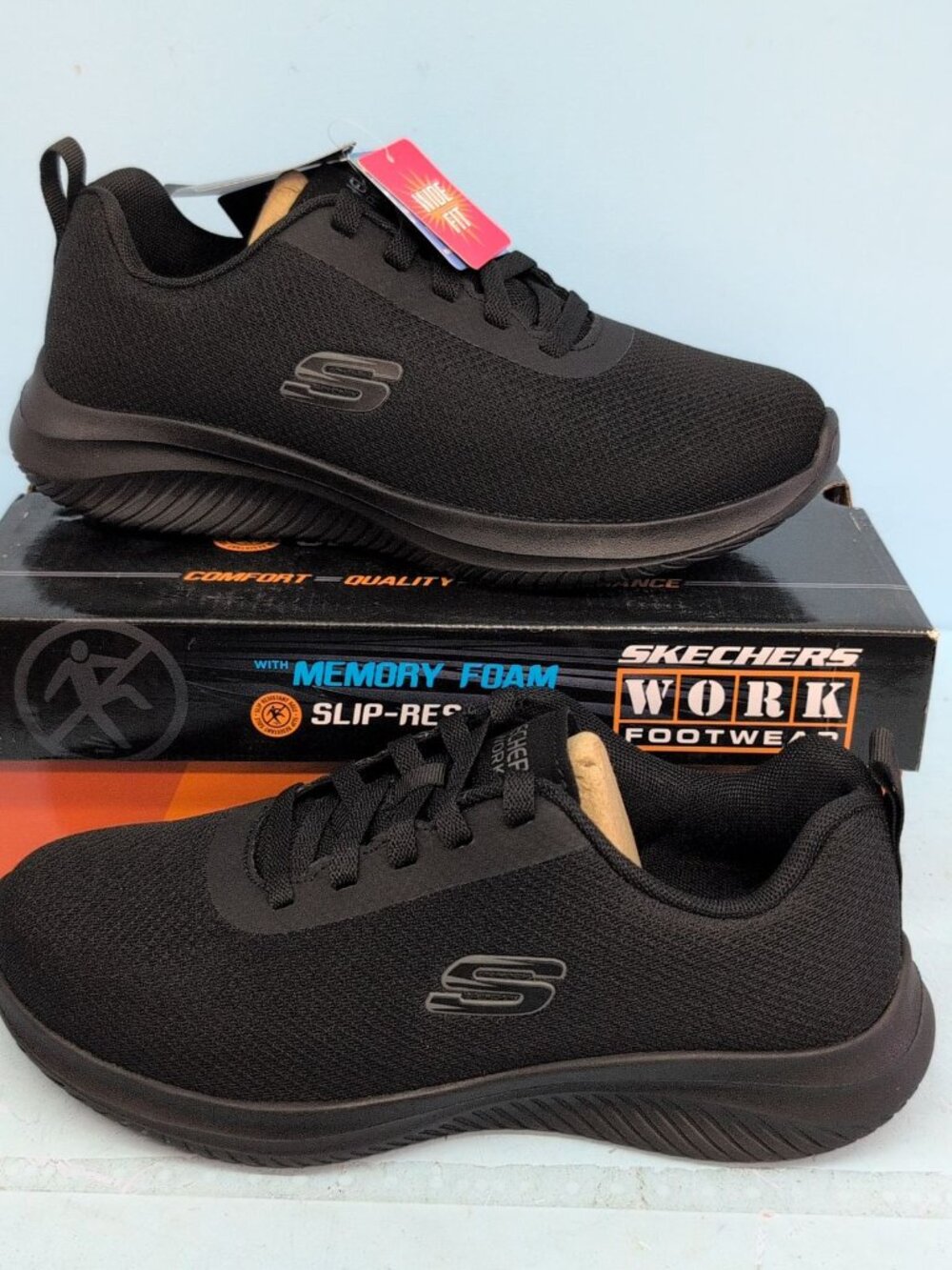 Skechers Work Relaxed Fit Ultra Flex 3.0 SR Jinie Women's Shoes US 8.5 Black